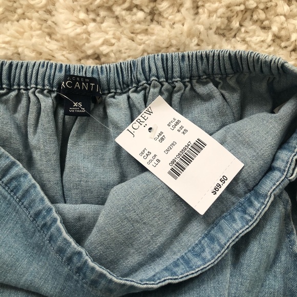 J. Crew Flirty Ruffled Jean Skirt - Picture 4 of 4